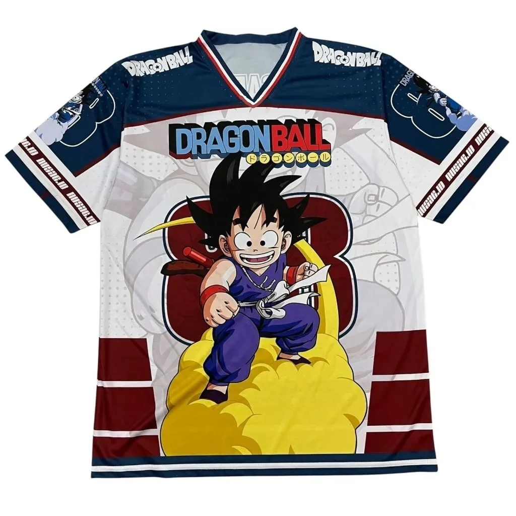 Retro Gaming Jersey - Футболка с V-образным вырезом Dragon Ball